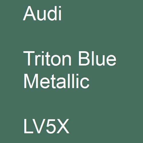 Audi, Triton Blue Metallic, LV5X.